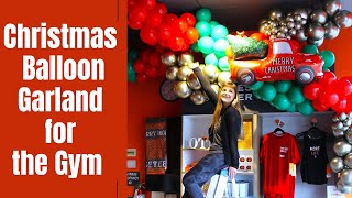 Balloon Garland For The Gym with Gemar Balloons