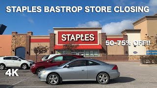 Staples Store Closing Sale!
