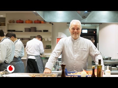 La clase magistral del chef Xavier Pellicer en una inducción invisible