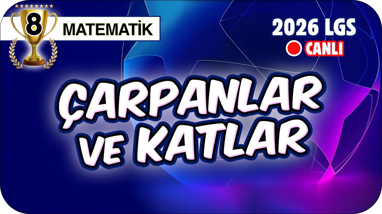 Çarpanlar ve Katlar 📘 8MAT1 #2026LGS