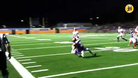 Rigo Marquez catches a pass from Zach McDermott fo...