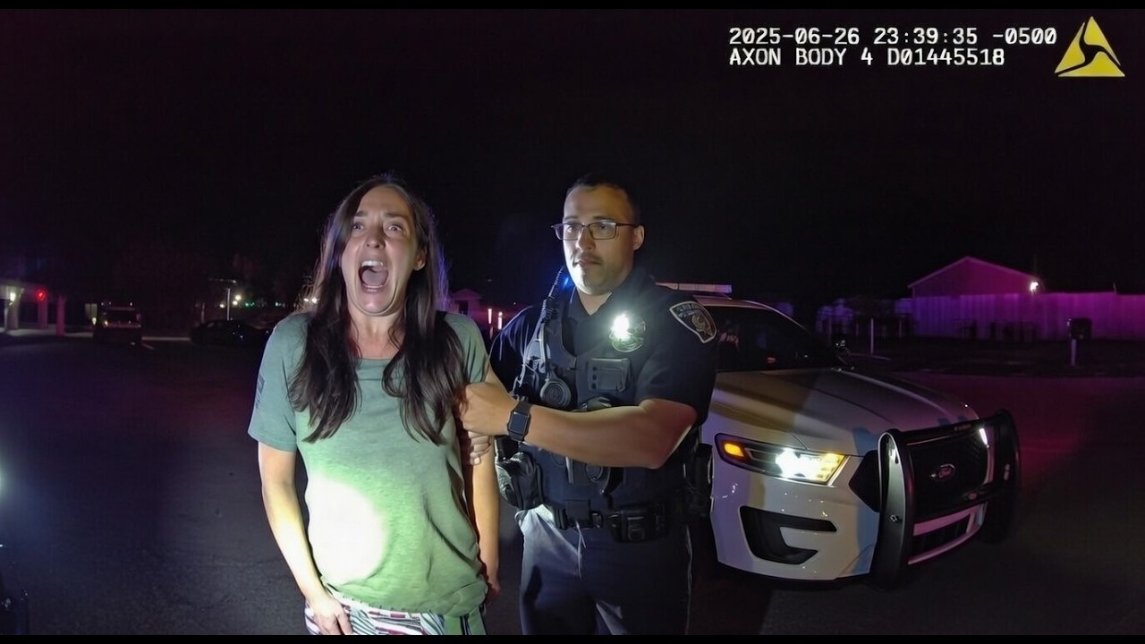 Entitled Woman Refuses — Window Gets Smashed (Body Cam)