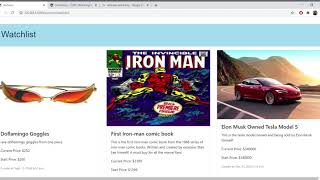 CS50's Web Programming with Python and Javascript | Project2 : Commerce