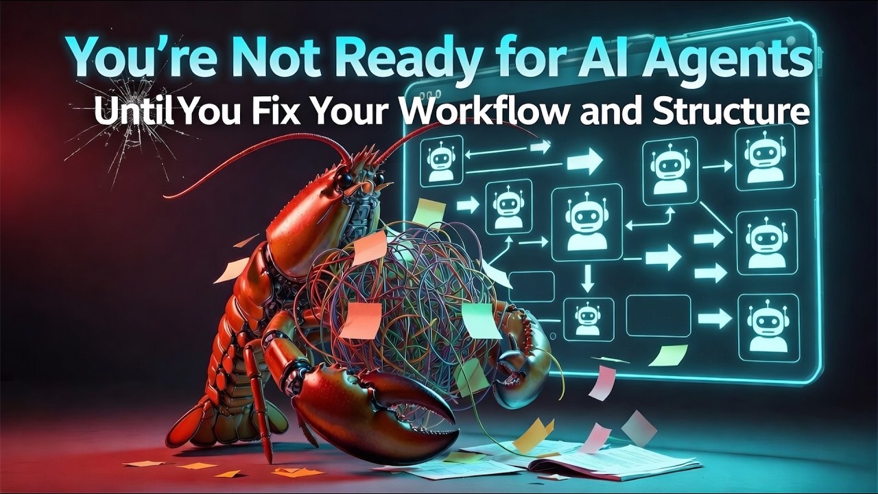 You’re Not Ready for AI Agents Until You Fix Your Workflow and Structure | OpenClaw Use Cases