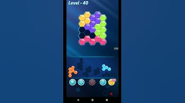 BLOCK HEXA PUZZLE LEVEL 40 ANSWERS REGULAR A PACK