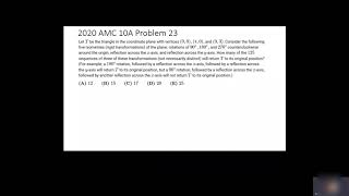 2020 AMC10A Problem 23