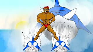 SHARK RIDER short fun animation. screenshot 2