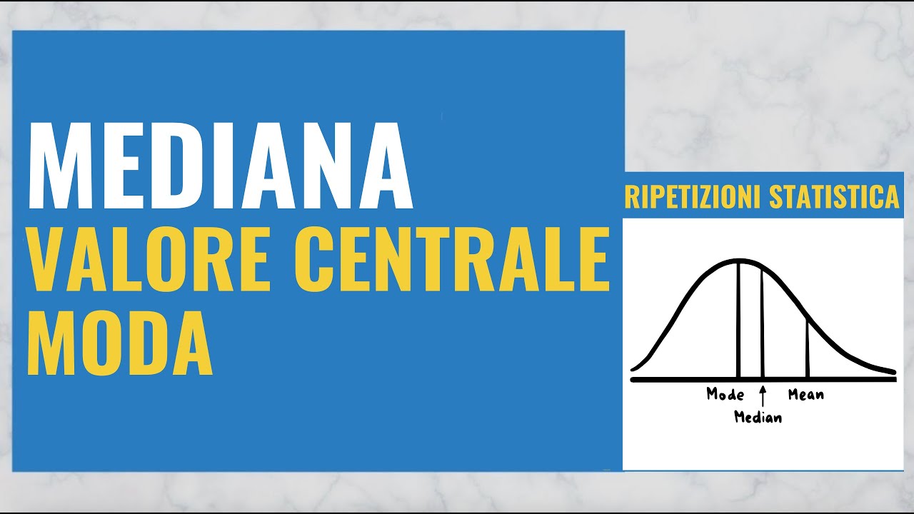MEDIANA, Valore Centrale e Moda