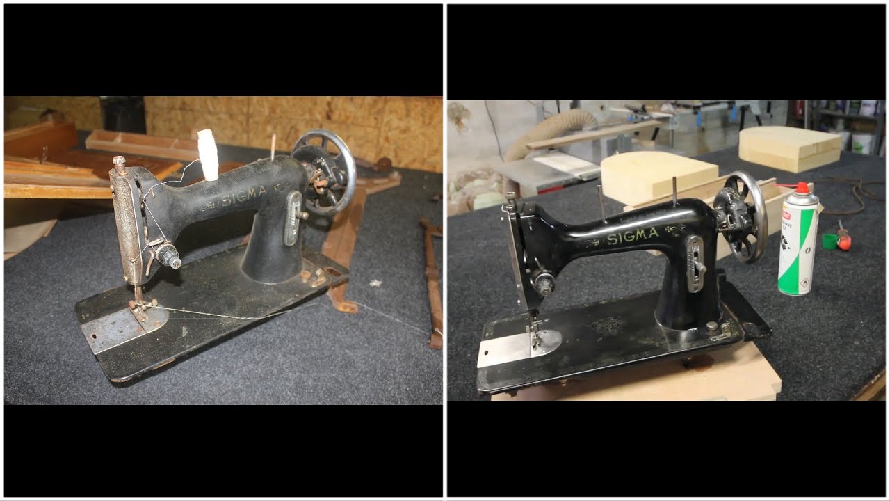 Sigma sewing machine restoration YouTube