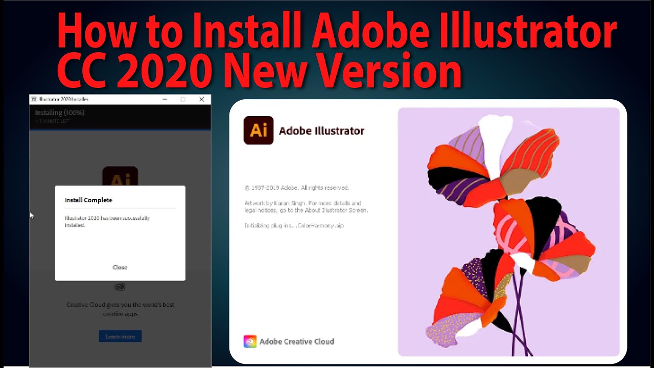 How to Install Free Adobe Illustrator 2020 For Windows 10 New version ...