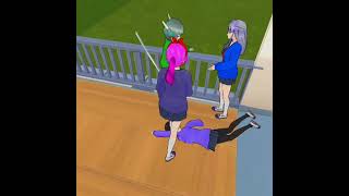 Killing 4 Students Using Katana And Pushing A Student #Fangame #Yanderesimulator