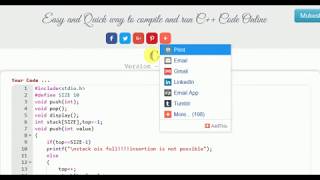 Detailed Stack Implementation using Array in C Information