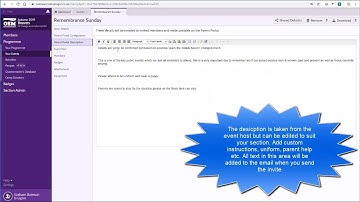OSM help guide - Shared events
