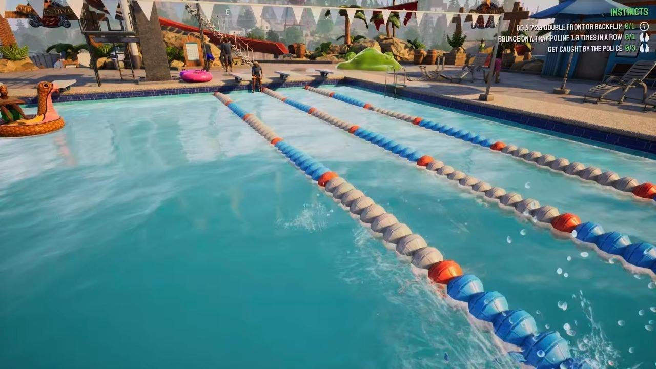 Goat Simulator 3 pool party!! - YouTube
