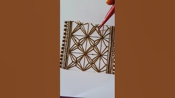 mehndi  border  design  tutorials  part  90