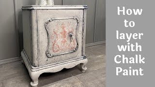 Diy- Βάφω με Χρώμα κιμωλίας - How to Layers With Chalk Paint - Craft by Debi