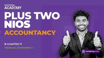 NIOS Plus Two: ACCOUNTANCY Chapter 17 | natdemy