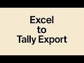 Excel to Tally Import | Gauri Shankar Gupta | Excel Trainer | #excel #tally 