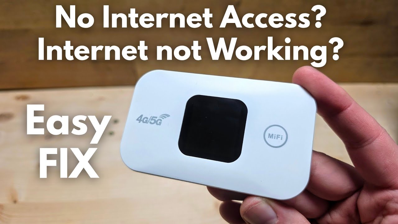 РЕШЕНИЕ - Интернет не работает - 4G/5G LTE роутер MiFi WiFi портативная точка доступа - Нет досту...