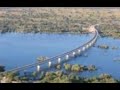 Crossing the Zambezi River from Sesheke to Katima Mulilo in a Volvo Truck