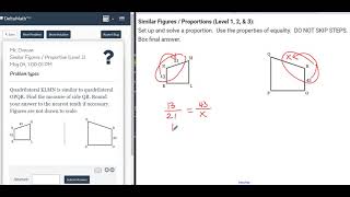 Similar Figures / Proportion (Level 2)