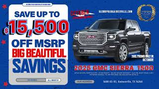 Big Beautiful Savings in October at GlennPolkGainesville.com