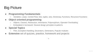 Curriculum Overview [Mastering 4 critical SKILLS using Python]