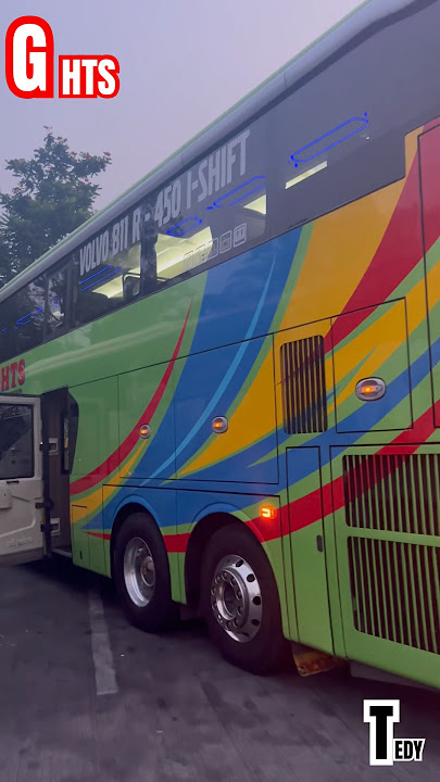 Bus gunung Harta Double decker tujuan malang berangkat pagi dari poris #busdoubledecker
