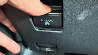 Ford Bronco - How To Turn On & Off Parking Brake