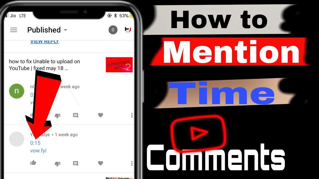 comments mein time mention time in comments comments mein time