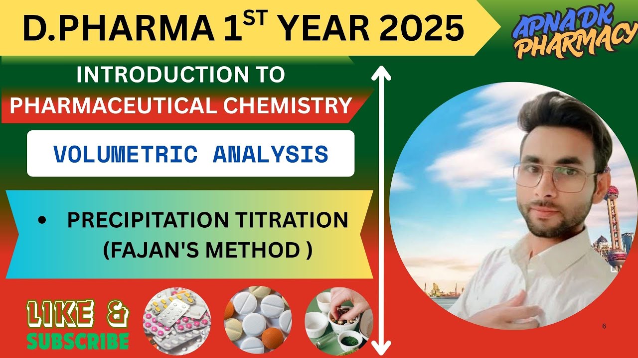 24.Fajan's method in precipitation titration in pharmaceutical analysis D.PHARMA YouTube