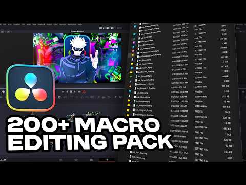 Here Is A Must Have DaVinci Resolve Editing Pack for FREE!