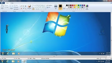 How to add an arrow to a picture with Paint