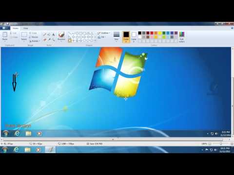 How to add an arrow to a picture with Paint