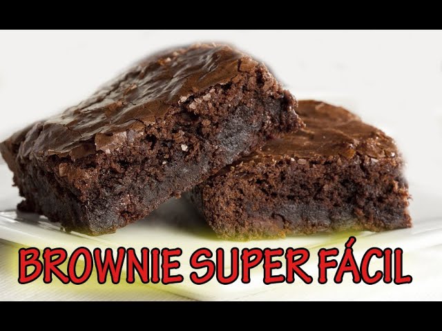 COMO FAZER BROWNIE MOLHADINHO RECEITA MAIS FÁCIL YOUTUBE