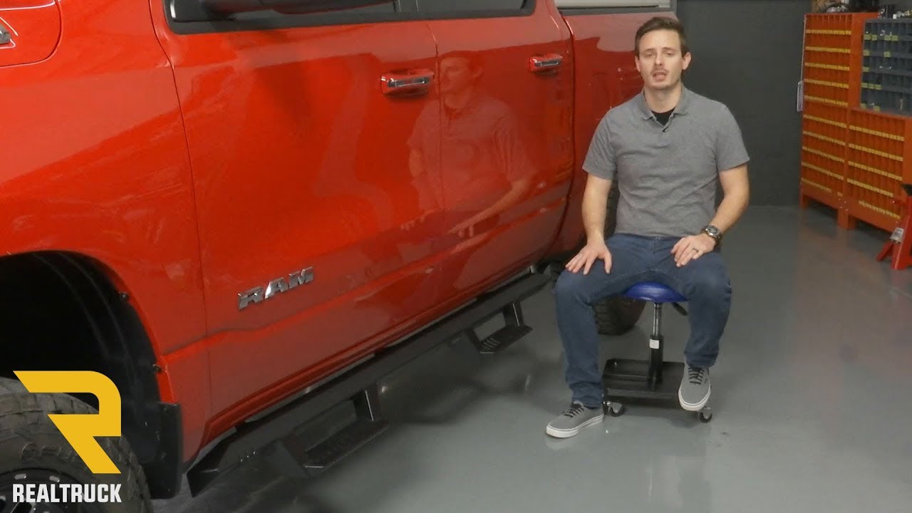 How To Install N Fab Black Epyx Steps On A 2019 Ram 1500 Youtube