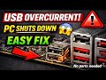 HOW TO FIX USB OVERCURRENT ERROR - EASY FIX AND SAVE $$$