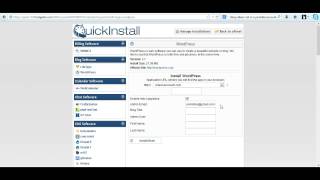 Using Hostgator Quick Install for Wordpress