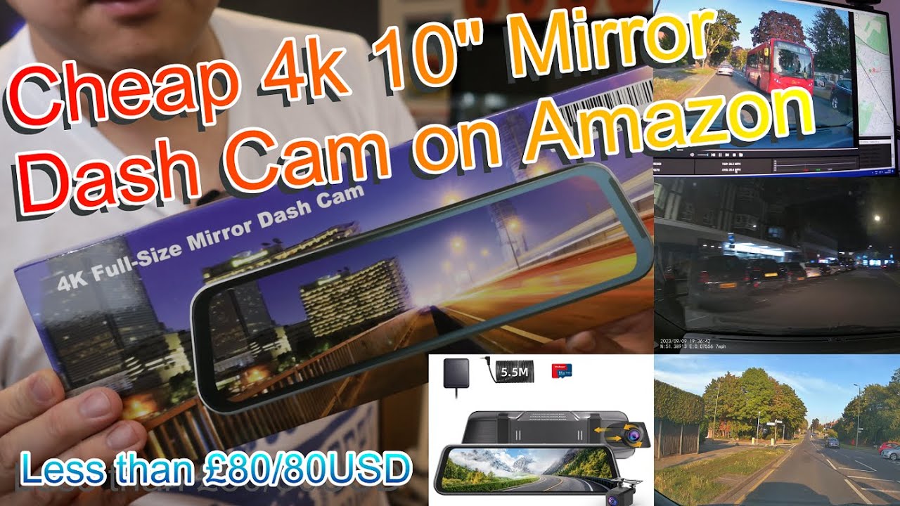 Cheap Mirror Dash Cam on Amazon WeBeqer 4K 10