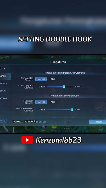 Settingan Franco Double Hook #franco #mobilelegends #shorts