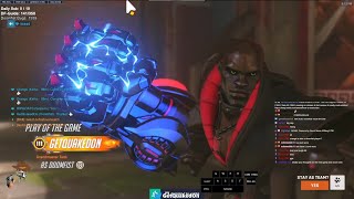 6 vs 6! POTG! DOOMFIST NEW SKIN DESTRO - GETQUAKEDON GAMEPLAY OVERWATCH 2 SEASON 17