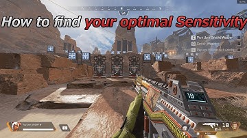 How to find YOUR OPTIMAL SENSITIVITY - Apex Legends Tips&Tricks