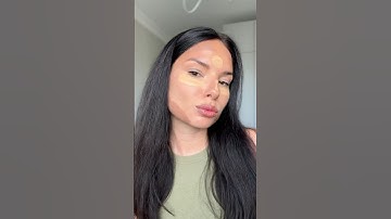 Square face contour 💄#makeup #makeuptutorial #makeuphacks