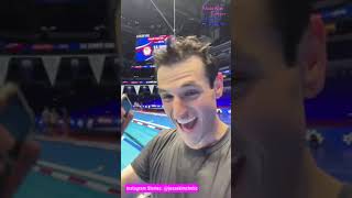 Jesse Kirsch arrives at Lucas Oil Stadium for the 2024 U.S. Olympic Team Trials #Shorts