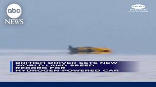 New land speed record for hydrogen-powered car