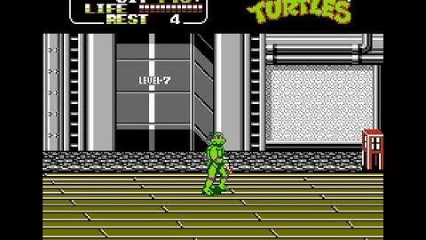 Teenage Mutant Ninja Turtles II: The Arcade Game - Donatello - Scene 6