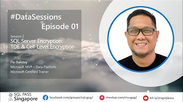 #DataSessions S01E01 | SQL Server Encryption: TDE & Cell-Level Encryption