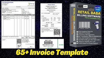 60+ Invoice template in Billing Software Lifetime Validity #billingsoftware #retailbusinessideas