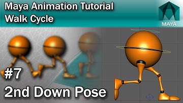 Maya Walk Cycle Tutorial #7 Setting the Reverse Down Pose