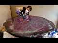 Epoxy Resin Table Top/ Step by step/Dual Heat action/ DIY/Demo